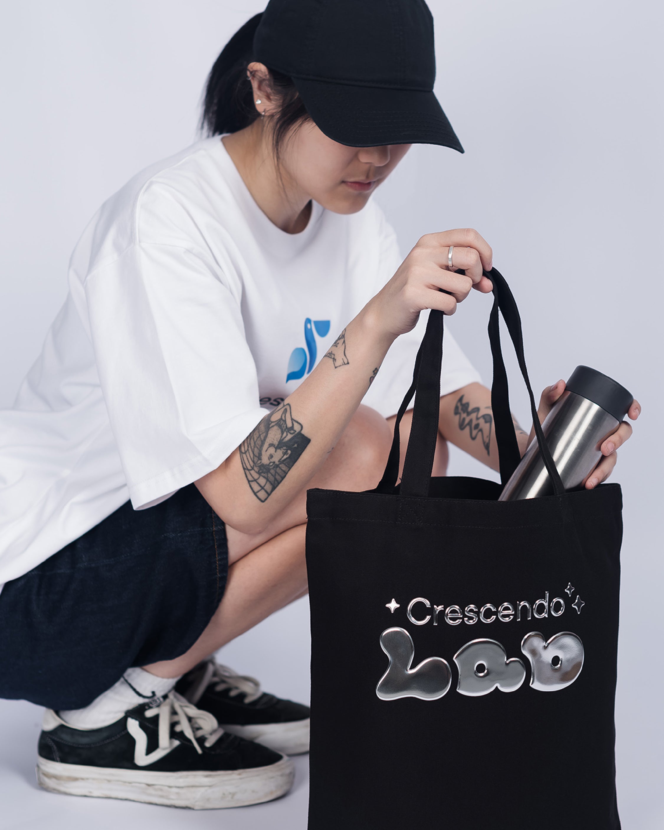 漸強實驗室《2025 年度產品發表會 RE:ENGAGE|Driven by AI》TPU 特殊轉印帆布袋