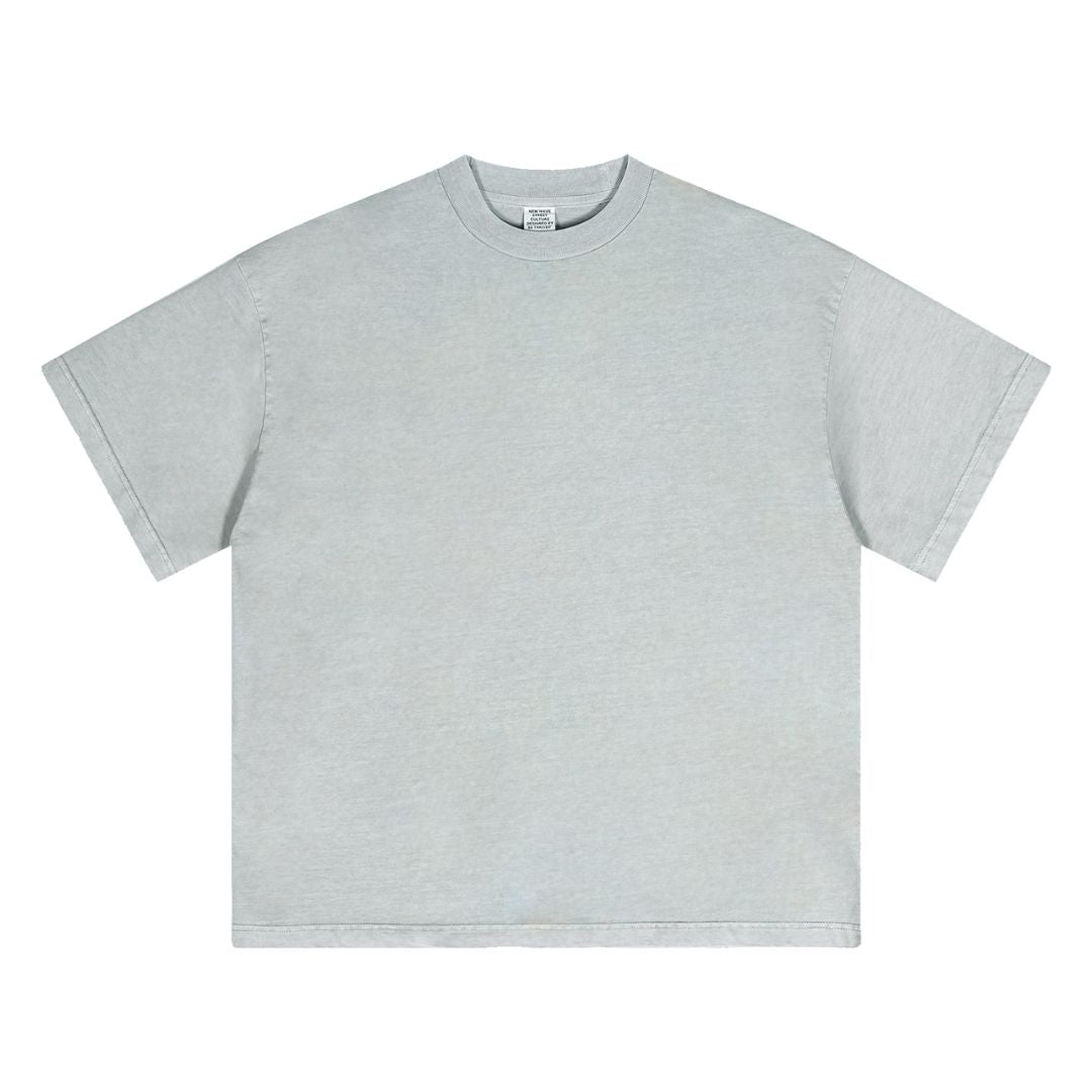 S1993 310G 輕水洗磨毛親膚落肩寬版T恤