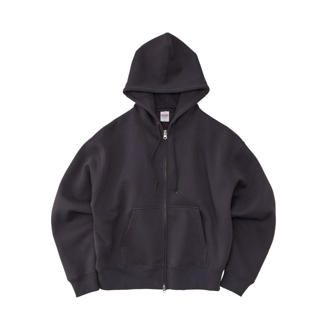 35621-01 10.0oz. T/C 箱型連帽拉鍊外套 (內刷毛)