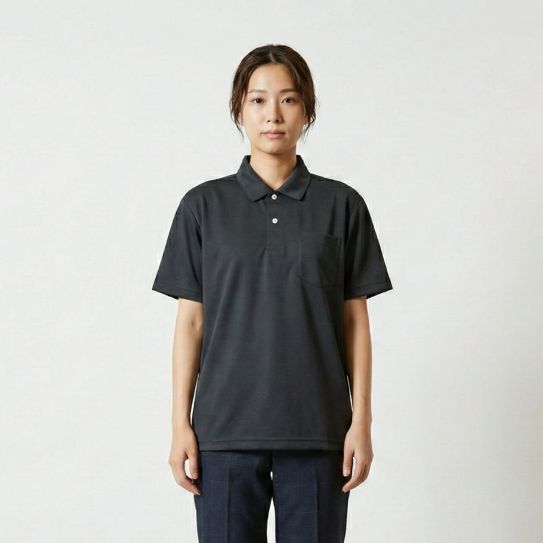 32021-01 4.7oz. 高機能吸濕排汗網眼Polo衫 (有口袋) (不易昇華)