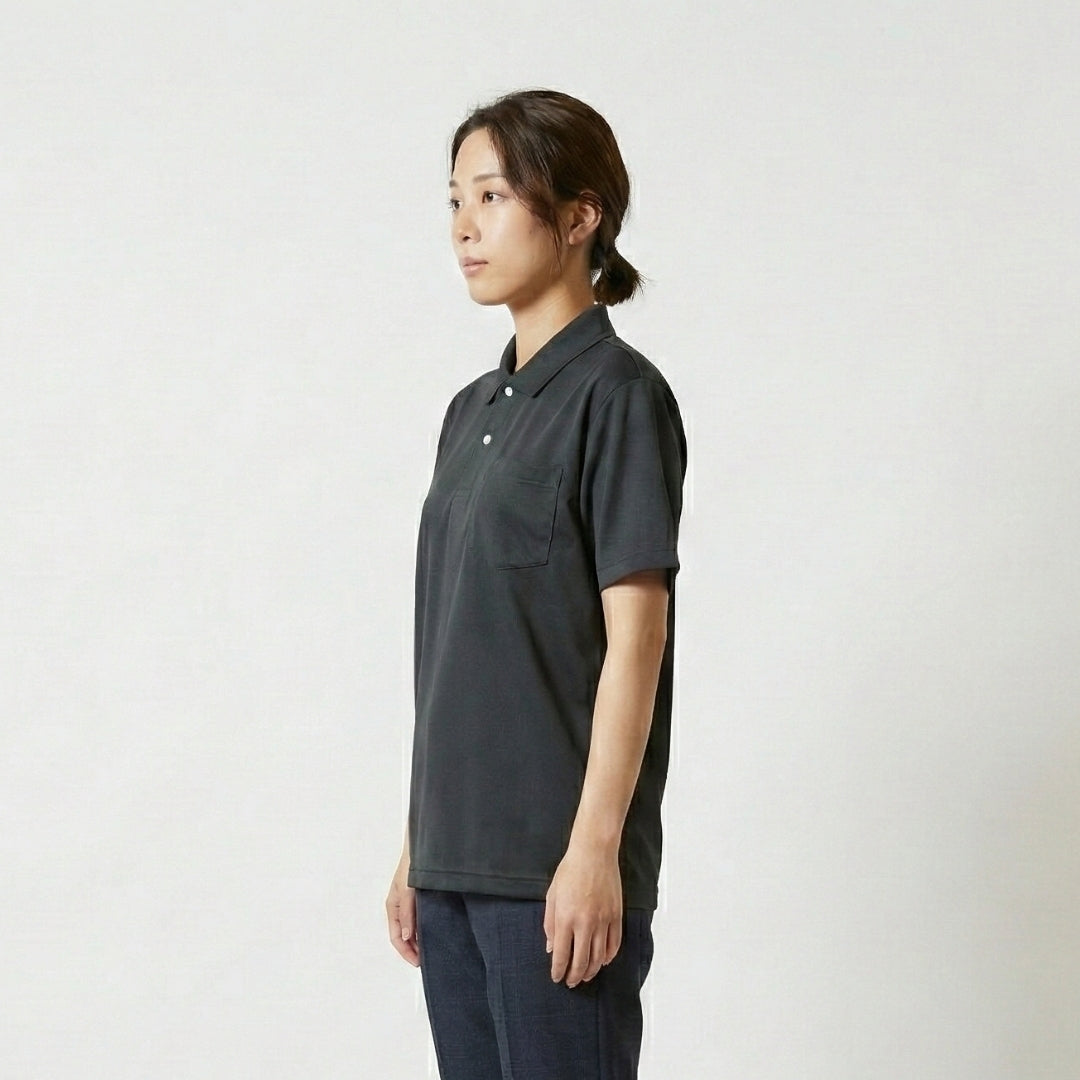 32021-01 4.7oz. 高機能吸濕排汗網眼Polo衫 (有口袋) (不易昇華)