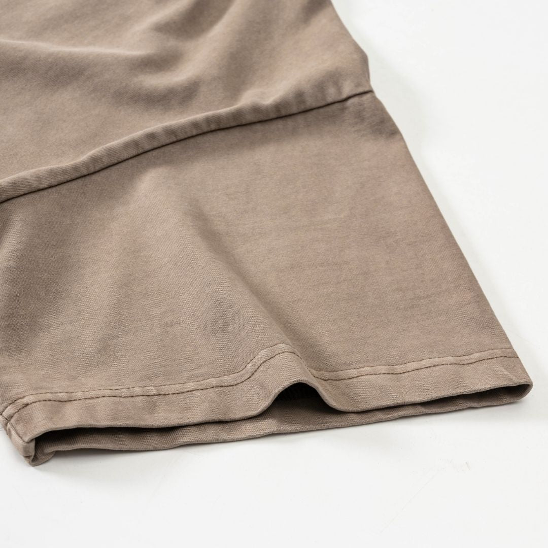 S1993 310G 輕水洗磨毛親膚落肩寬版T恤