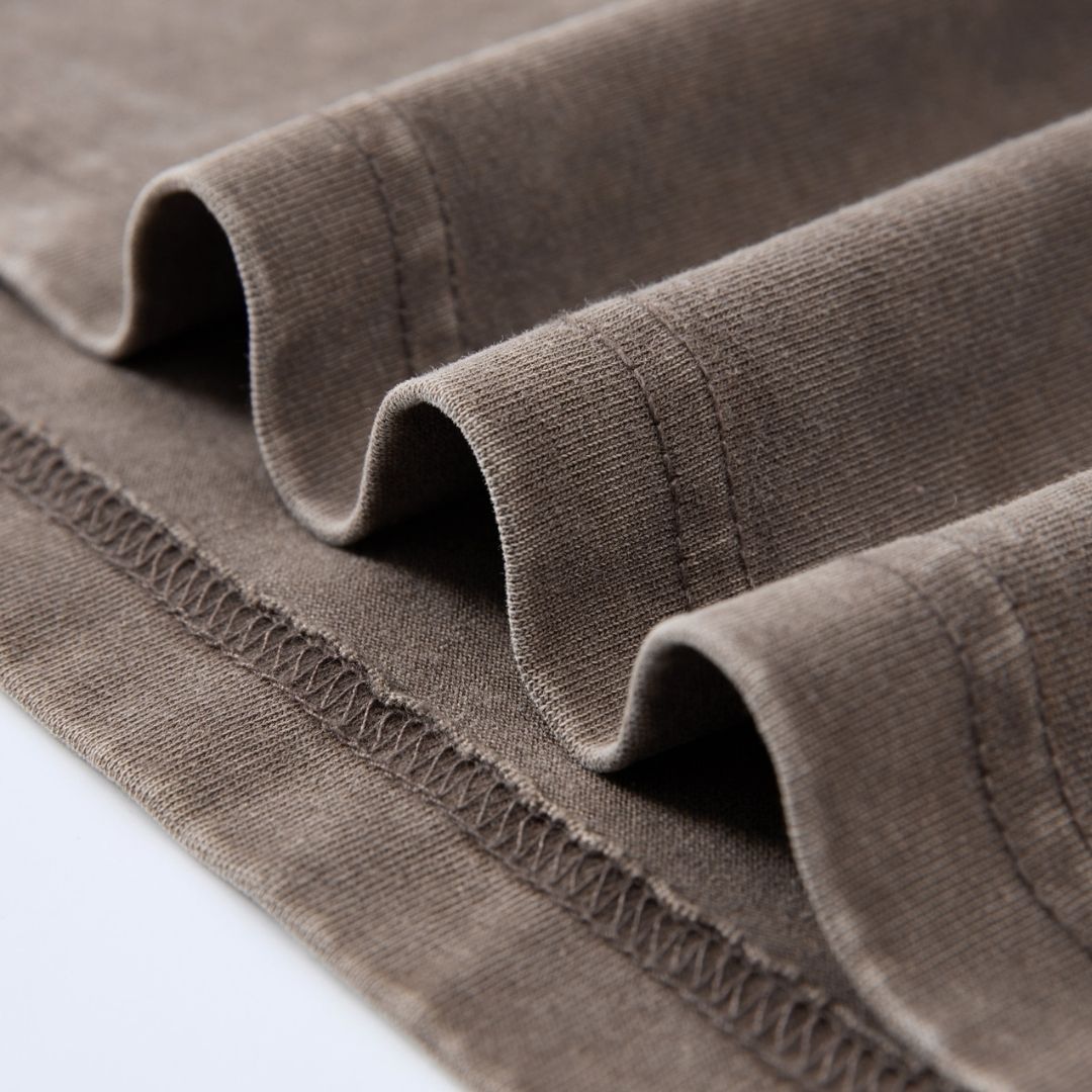 S2652 285G 重水洗做舊 Boxy fit 落肩寬短版T恤