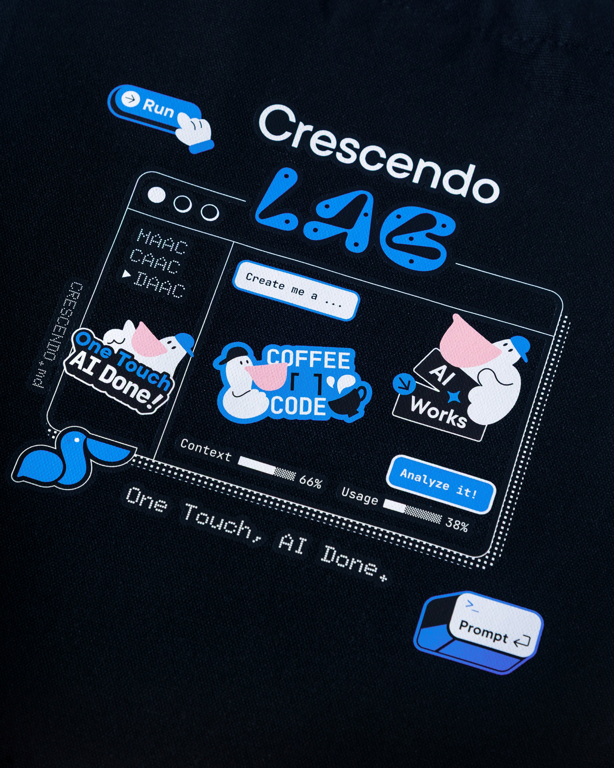 漸強實驗室 Crescendo Lab 《 2026 年度產品發表會 Intelligence in One touch》 滌棉帆布袋