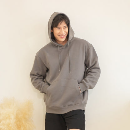 TH02 亞規保暖刷毛連帽T恤