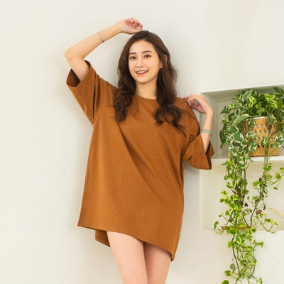 AG24000 240G 緊密賽洛紡重磅落肩精梳棉T恤