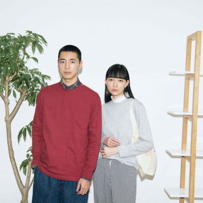 00102-CVL 全棉圓領長袖T恤