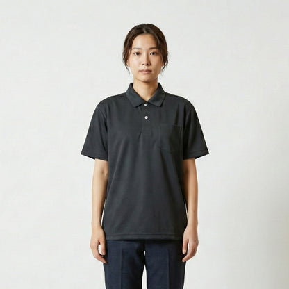 32021-01 4.7oz. 高機能吸濕排汗網眼Polo衫 (有口袋) (不易昇華)
