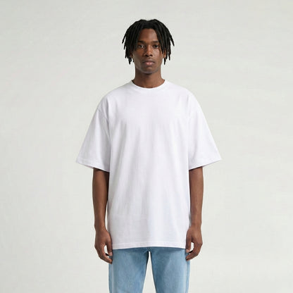 SK01 7.5oz 基本款重磅落肩寬版T恤