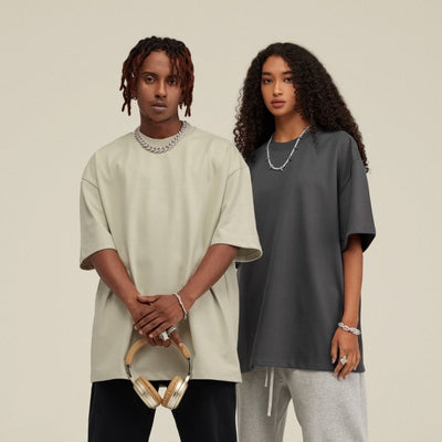 S1722 425G 超重磅落肩寬版T恤