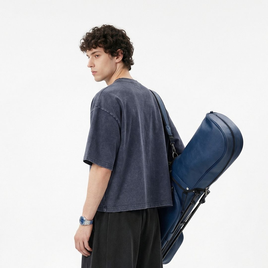 S2652 285G 重水洗做舊 Boxy fit 落肩寬短版T恤