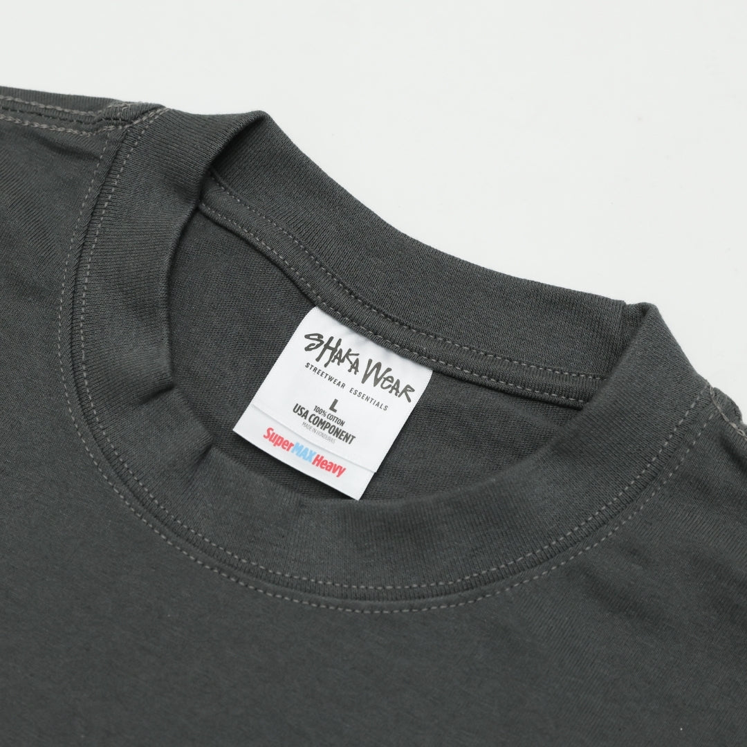 SK01 7.5oz 基本款重磅落肩寬版T恤